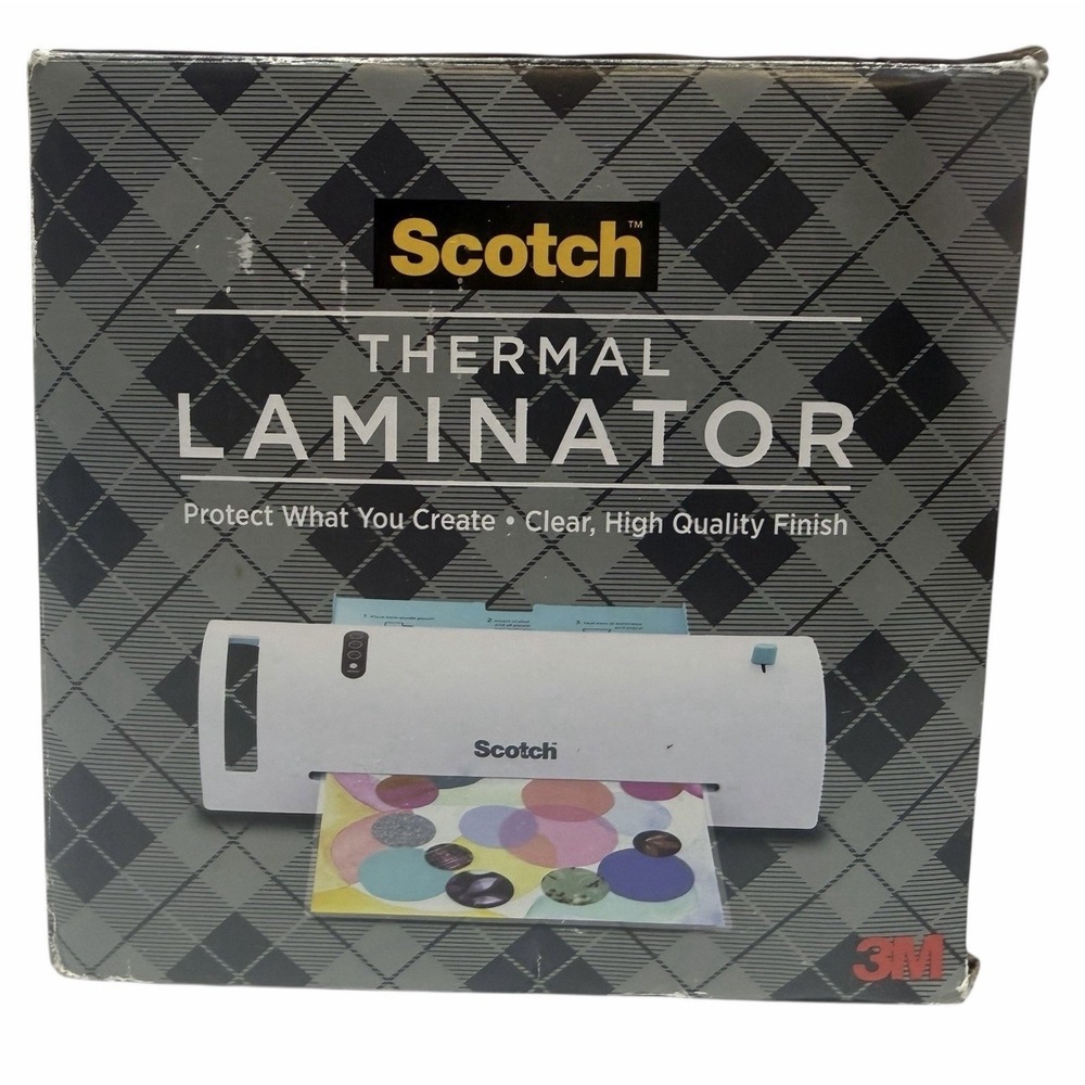 Scotch Craft Thermal Laminator Plus 2 Letter‎ Size Pouches